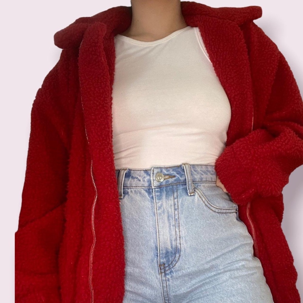 The best Coat EVER!! I AM GIA pixie coat in the color red.